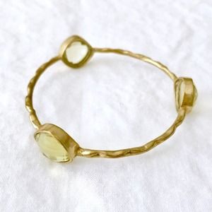 Sonya Renee Citron Gemstone Bangle Stack Bracelet